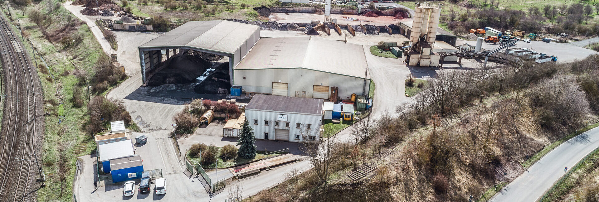BAUER Resources GmbH - Bodenreinigungszentrum Bleicherode - Blick auf die Gesamtanlage