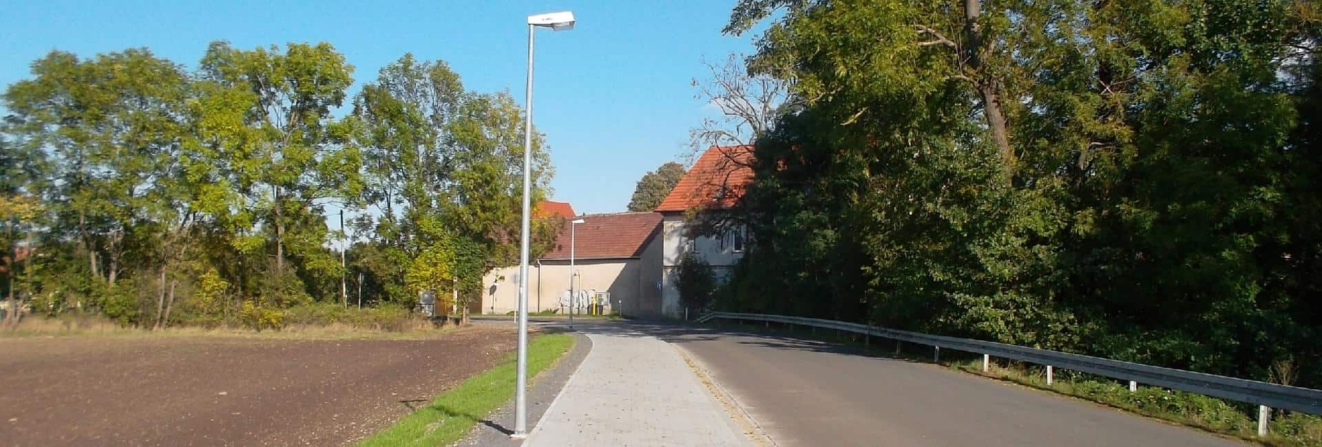 neuer Radweg zwischen den Ortsteilen Eulau und A-Dorf
