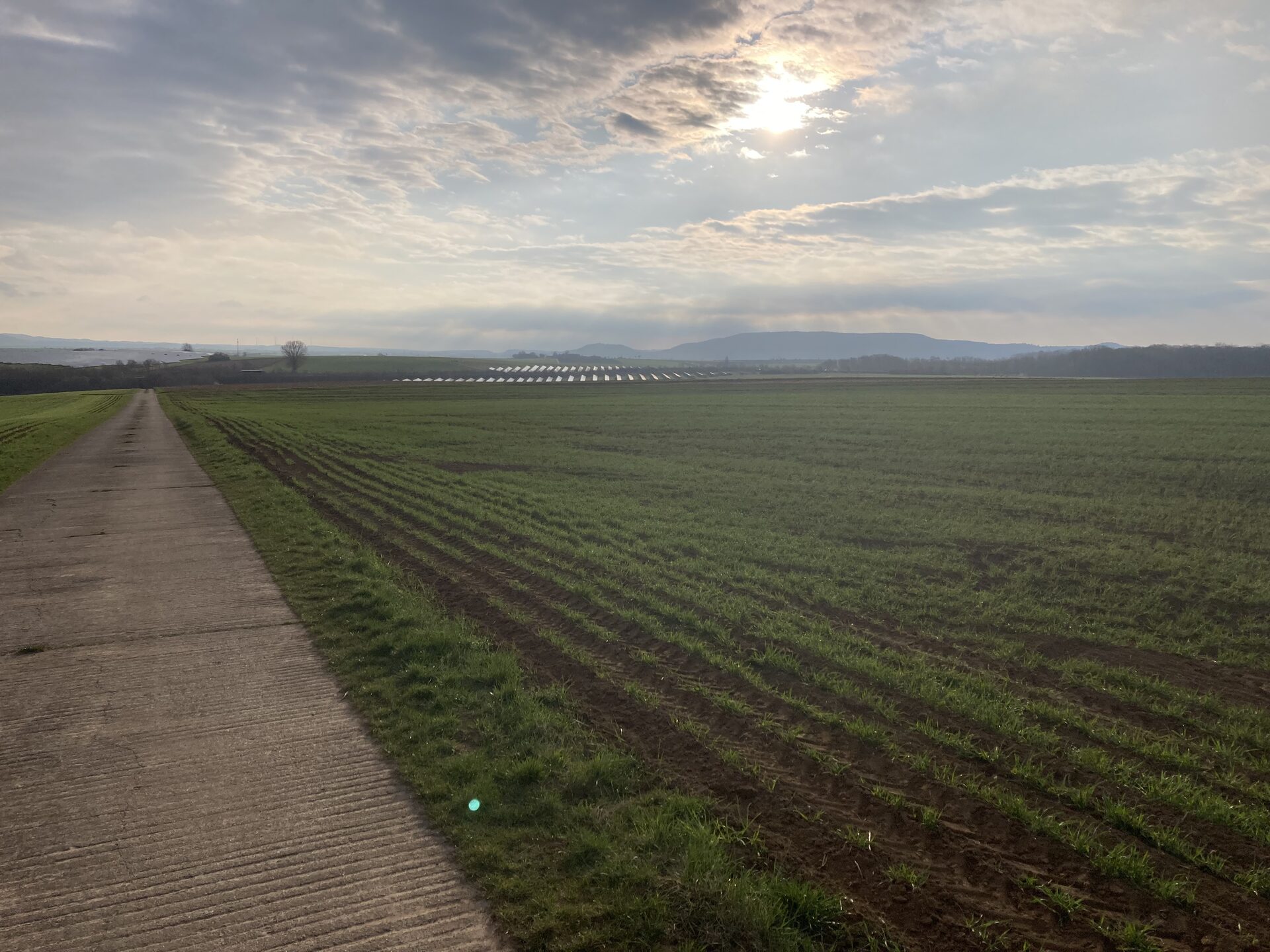 Weitläufige landwirtschftliche Flur