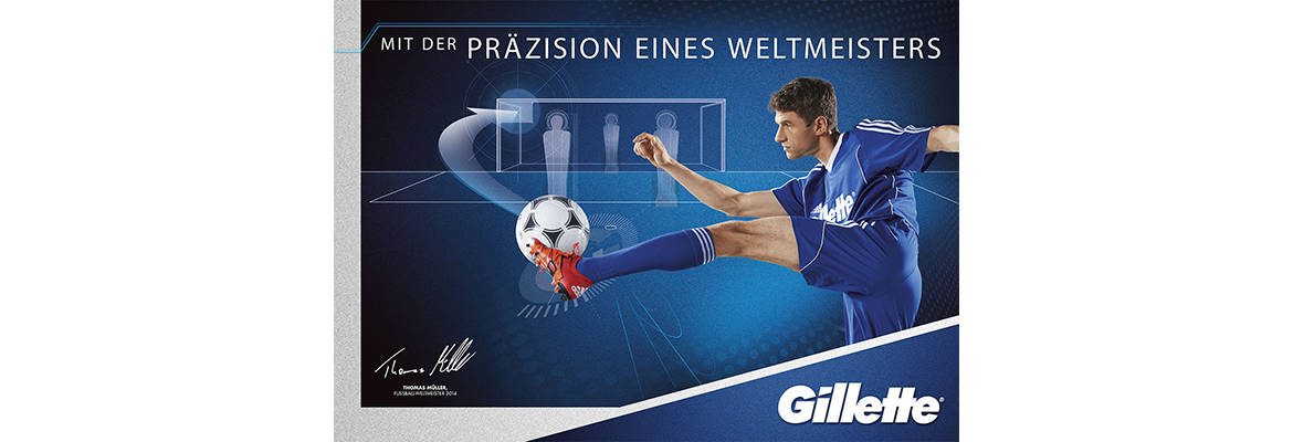 Gillette Kampagne mit Thomas Müller