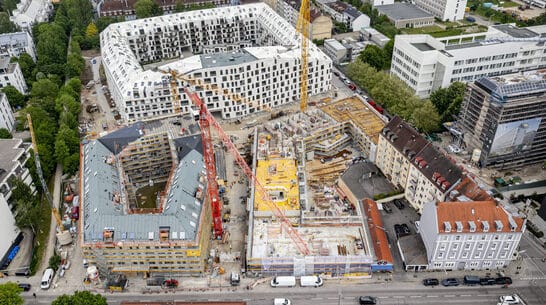 Neubau Wohnungsbau, Gmunderstraße, Bauteil B + C in München Vorschau-Bild