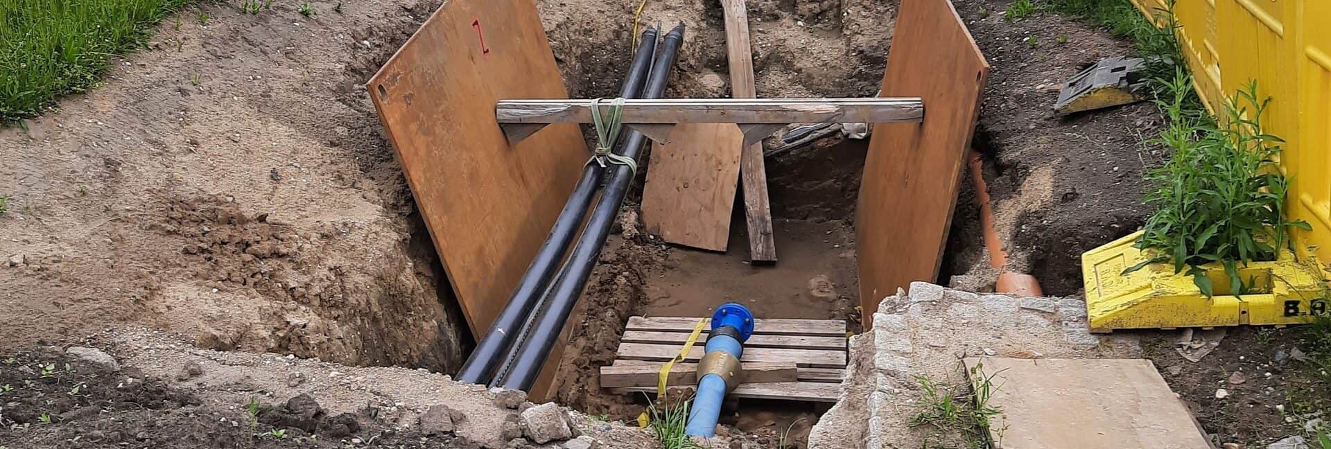Neuverlegung Trinkwasserleitung
