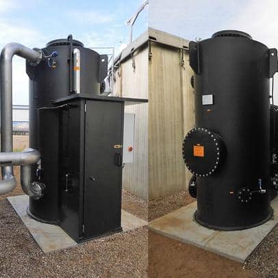 UGN®-BEKOM H 2.5 zum Abbau von Schwefelwasserstoff aus dem Biogas