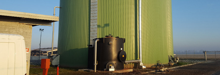 UGN®-BEKOM H 10.0 zum Abbau von Schwefelwasserstoff aus dem Biogas