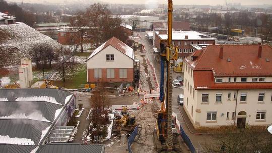 Stuttgart ehem. Gaswerk Gaisburg, Sicherung der Altlast durch eine Mixed-in-Place Dichtwand Vorschau-Bild
