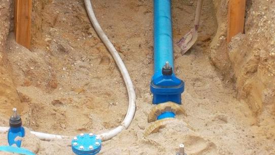 Umverlegung einer Trinkwasserleitung östlich von Borna preview image